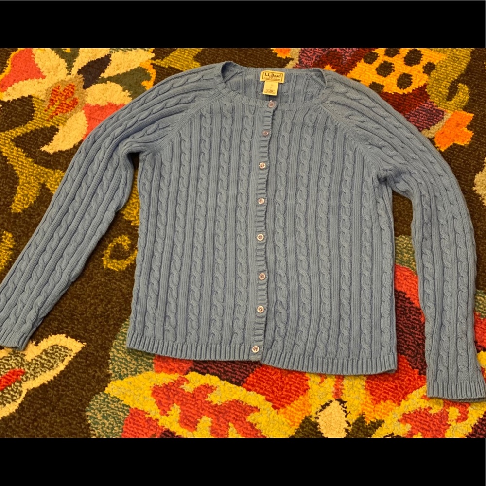 LL Bean Women’s Button Down Sweater